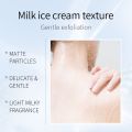 LAIKOU Portable Milk Body Scrub Cream Deep Cleansing Skin Whitening Go Cutin Dead Skin Treatment Acne Moisturizing Body Care