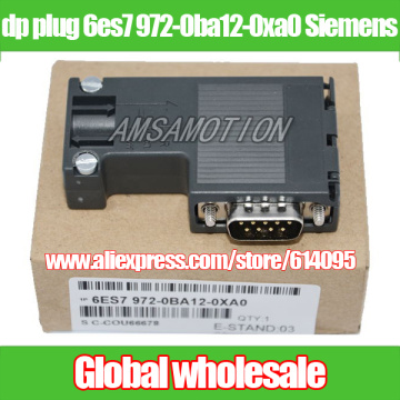 1pcs dp plug 6es7 972-0ba12-0xa0 for Siemens / profibus bus connector adapter DP for Siemens Electronic Data Systems