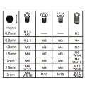 7pcs/set Mini Hexagon Hex Allen Key Set Wrench Screwdriver Hand Tool Kit Micro Hex Wrench 0.7mm-3mm