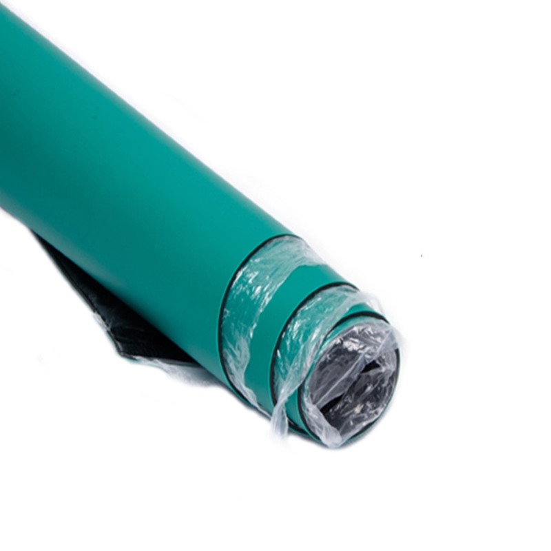 Green rubber pad