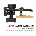 40W Laser Engraving Machine Mini Desktop Laser Engraver Printer Carver DIY Laser Mark Printer Ultra-fast Engraving Of Stainless