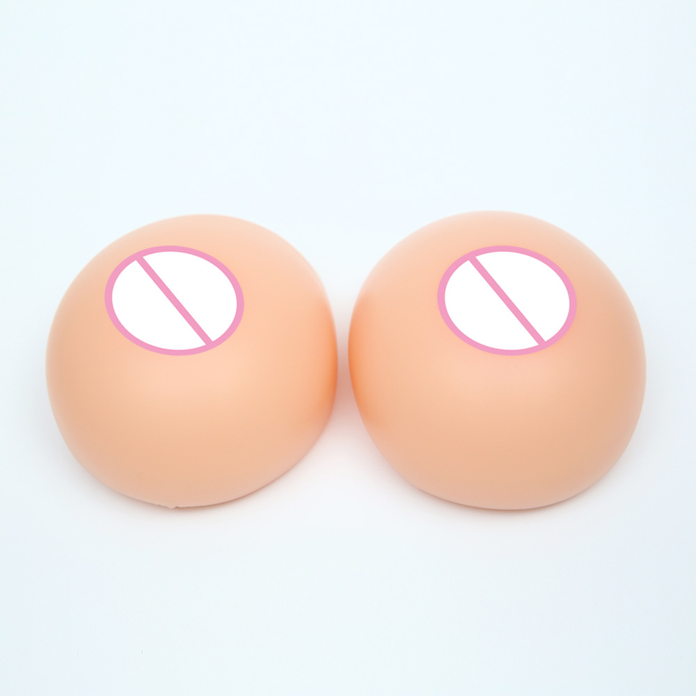 1200g Per Pair E Cup Fake Breast Form Solid Soft Silicone False Boob Chest Increase Shemale For Mastectomy Transvestite Props