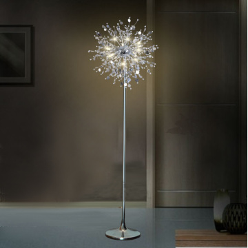 Decorative Flower tree floor light lamp crystal stand lamp LED crystal floor lamp