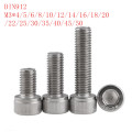 5-50pcs DIN912 M1.6 m2 m2.5 m3 m4 m5 m6 m8 Stainless Steel 304 Hexagon Hex Socket Head Cap Screw