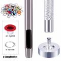 500 Sets Grommet Kit,Grommet Setting Tool Metal Eyelets Set with Install Tool Kit in Storage Box ,Leather Crafts DIY Projects