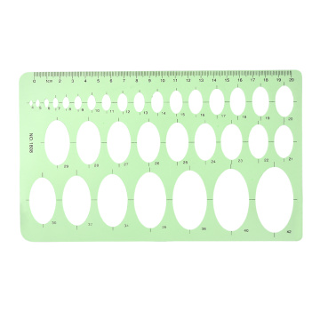 uxcell Geometric Drawing Template Set Measuring Ruler 19cm 20cm 23cm for Art Design Building Formwork and Network Technique