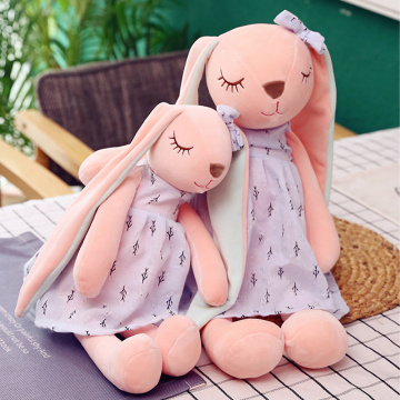 45CM/55CM/65cm Cute Cartoon Long Ears Rabbit Plush Doll Toys Bunny Stuffed Plush Toy for baby Rabbit Sleeping Mate Animal Toy