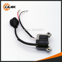 2pcs 52cc brush cutter ignition coil fit forTL52 CG520 brush cutter 44-5 engine 1E44F-5 grass trimmer cg430