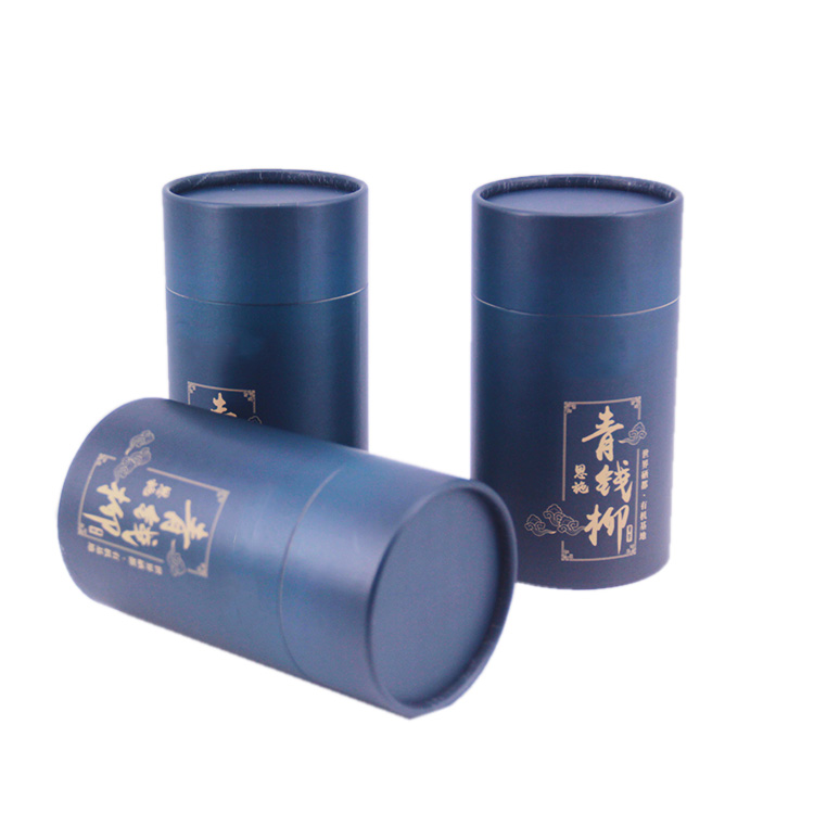 Customized paper tube tea box packaging gift box