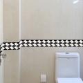 PVC Self-Adhesive Waterproof 3D Wall Sticker Kitchen Bathroom Kicking Line Waistline Wallpaper Borders Removable Stickers Decor