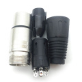 New Practical 1pcs 3P/4P/5P Contacts Plug Socket Male/Female Microphone Audio XLR Connector