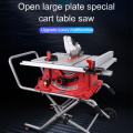 10 inch table saw multifunctional woodworking table saw household electric tool cutting electric saw circular saw cart