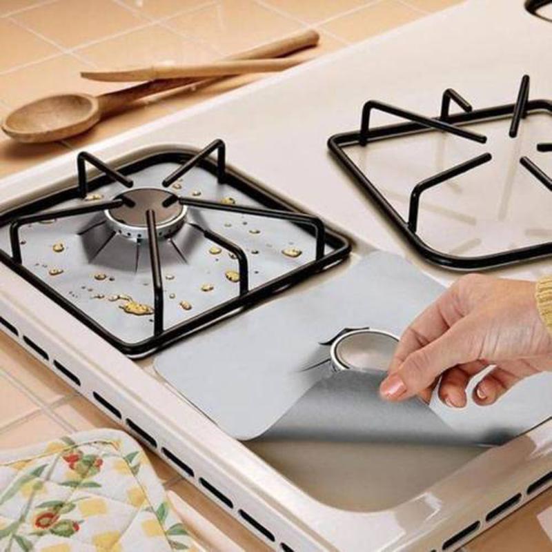Kitchen oil-proof and anti-fouling gas stove mat