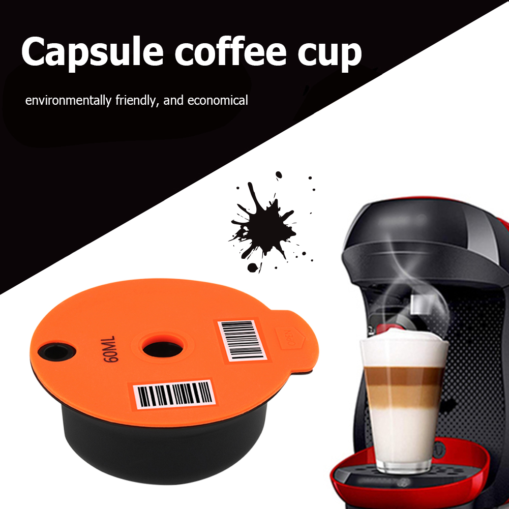 Coffee Capsule Cup for Bosch-s Tassimoo Reusable Plastic Filter Basket Pod Spoon Brush Coffee Machine Household Kitchen Gadgets