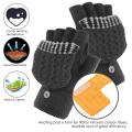 USB 5V Heating Gloves Hand Warmers Winter Warm Mittens Hand Laptop Half Fingerless Electric Heating Gloves For Men Women