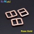 20pcs/pack 3/8" Metal Mix Colors Curve Tri-Glide Slider Adjustable Buckle for Bags Webbing 10mm