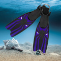 Silicone Professional Diving Flippers Adjustable Swimming Fins Adult Swimming Snorkeling Foot Flipper Diving Long Fins Shoes