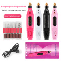 Professional Electric Nail Drill Machine Pedicure Manicure Drill Set Milling Cutters Set Nail File 20000RPM Polishing Equipment