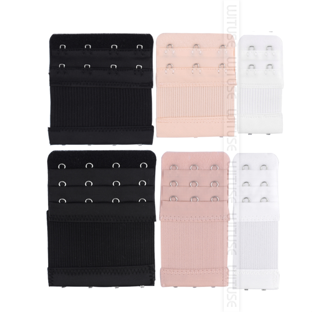 Women Bra Strap Extender 2 3 Rows 2 3 4 Hooks Bra Extenders Clasp Strap Underwear Sewing Tools Intimates Accessories 3 Colors