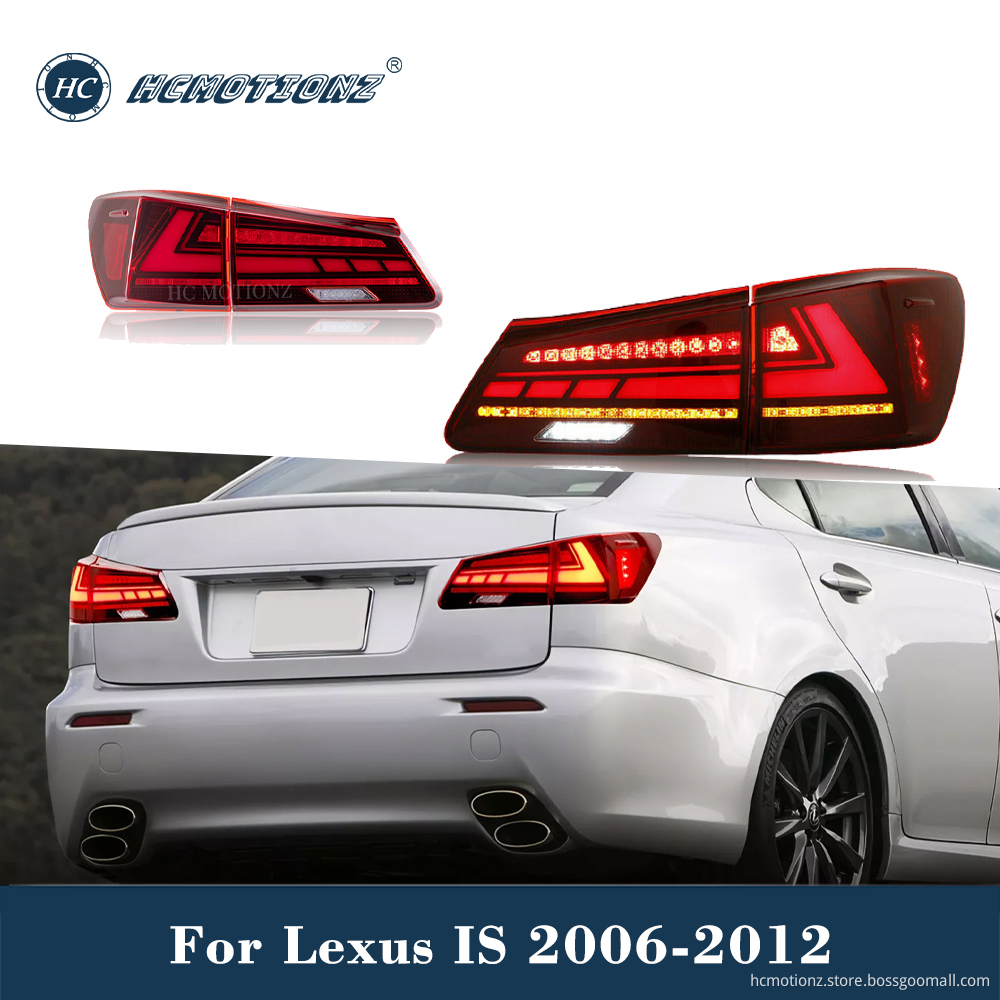 HCMOTIONZ 2006-2013 Lexus IS Back Rear Lamp