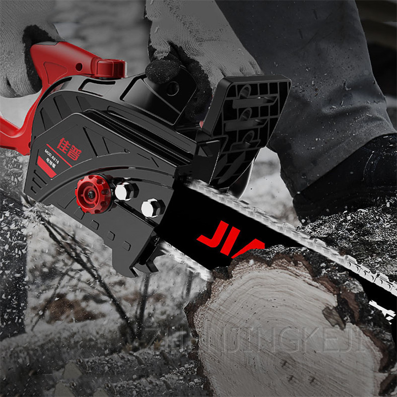 Electric Handheld Logging Chain Saw Tree Electricity Woodworking High Power Adjustable Automatic Fuel Injection Quick Cutting