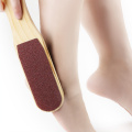 1pc Double Sides Foot File Foot Rasp Pedicure Tools Feet Dead Skin Callus Remover Sandpaper Wooden Handle Foot Care