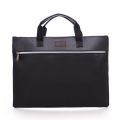 Business custom A4 zipper Men Briefcase Document Bags High capacity Portable File folder/a case for documents /filing