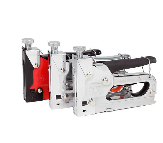 3-in-1 Mini Manual Nailer and Stapler for Wooden Furniture, Doors and Upholstery, Book Binding, Send 1,000 Nails