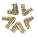 10Pcs 20*4mm Copper Barrel Hinges Cylindrical Hidden Cabinet Concealed Invisible Brass Hinges For Furniture Hardware