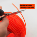 15m 2.4mm/2.7mm/3mm Nylon Trimmer Line Grass Cutter Rope Trimmer Roll Cord Wire String for Grass Trimmer Head Replacement