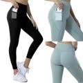 New Womens High Waist Yoga Leggings Pocket Pants Fitness Sport Gym Workout Trousers Yoga Leggings For Fitness Sportswear