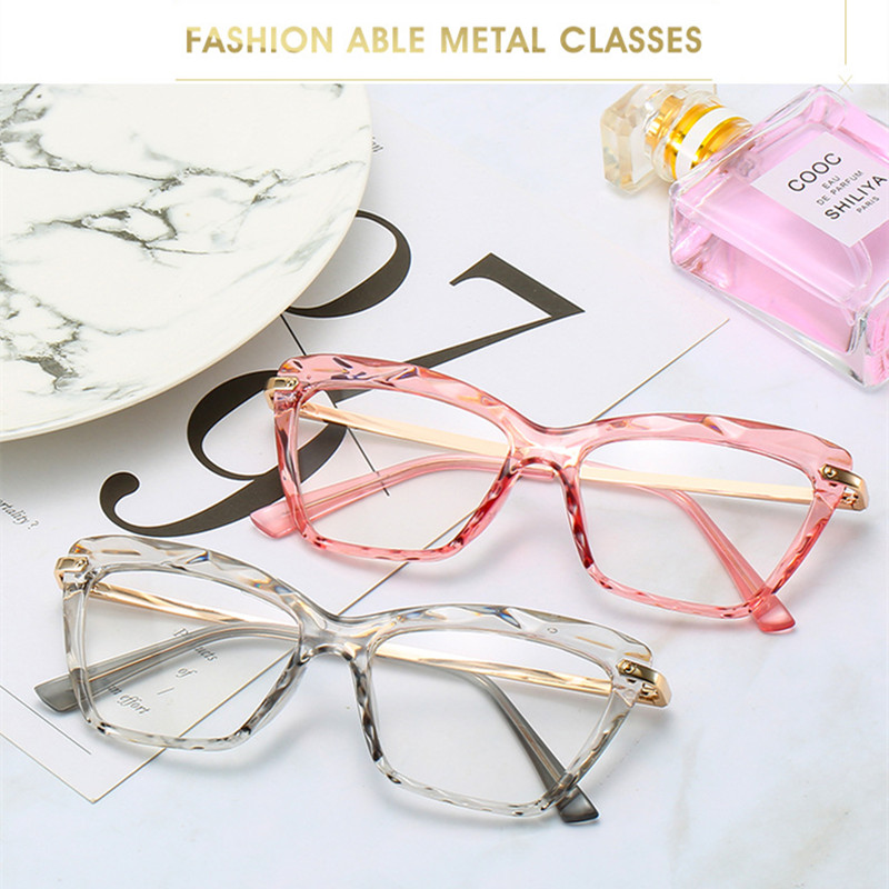 Fashion Retro Plastic Cat Eye Women Glasses Frame Optical Clear Lens Glasses Men Eyeglasses Frames Oculos De Feminino