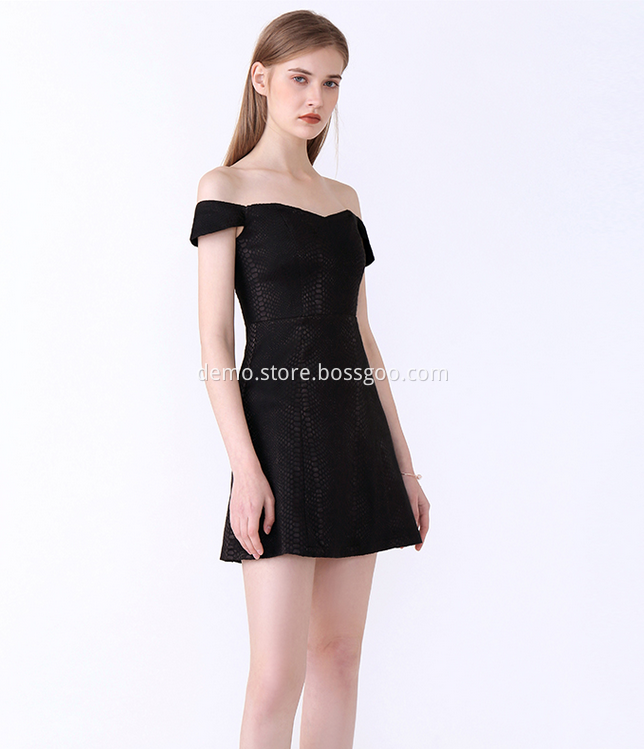 Off-shoulder Short Sleeve Sexi ElegantElegant Strapless Dresses