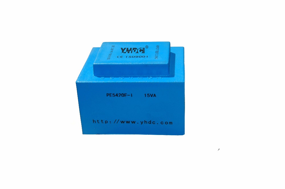YHDC PE5420E-I Power 15VA Input Voltage 230V Output 2*9V Encapsulated transformer PCB Welding isolation transformer