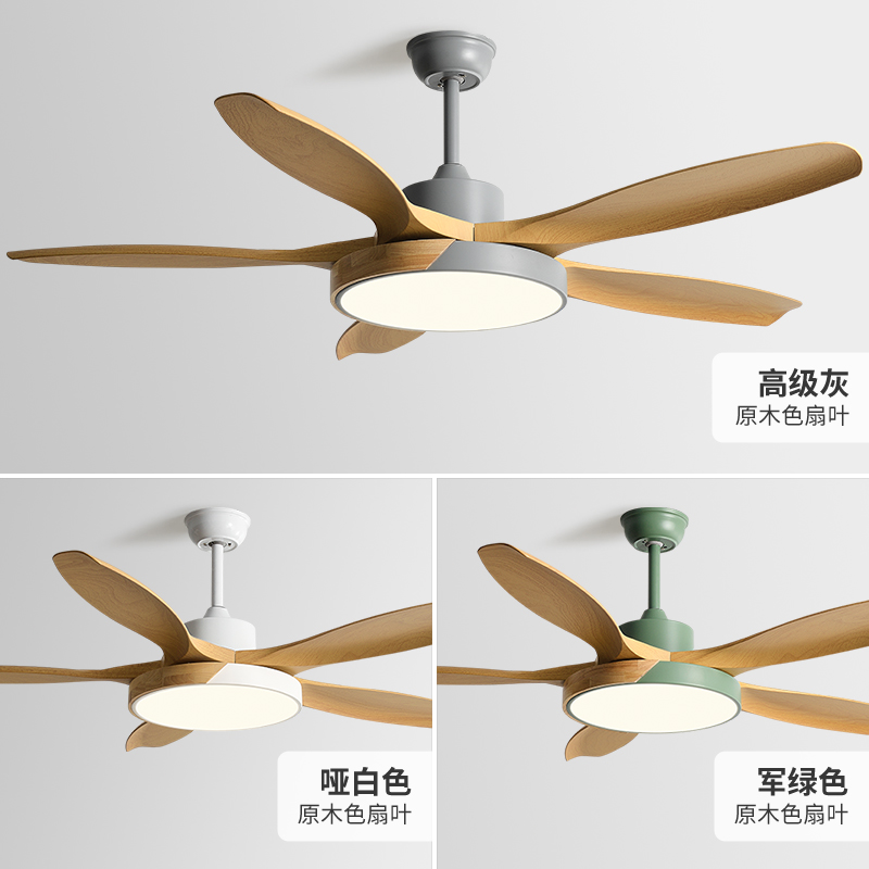 Modern LED Ceiling Fans 5 Blade Ventilador de techo Ceiling Fan Lamps For Living Room Home with Remote Control