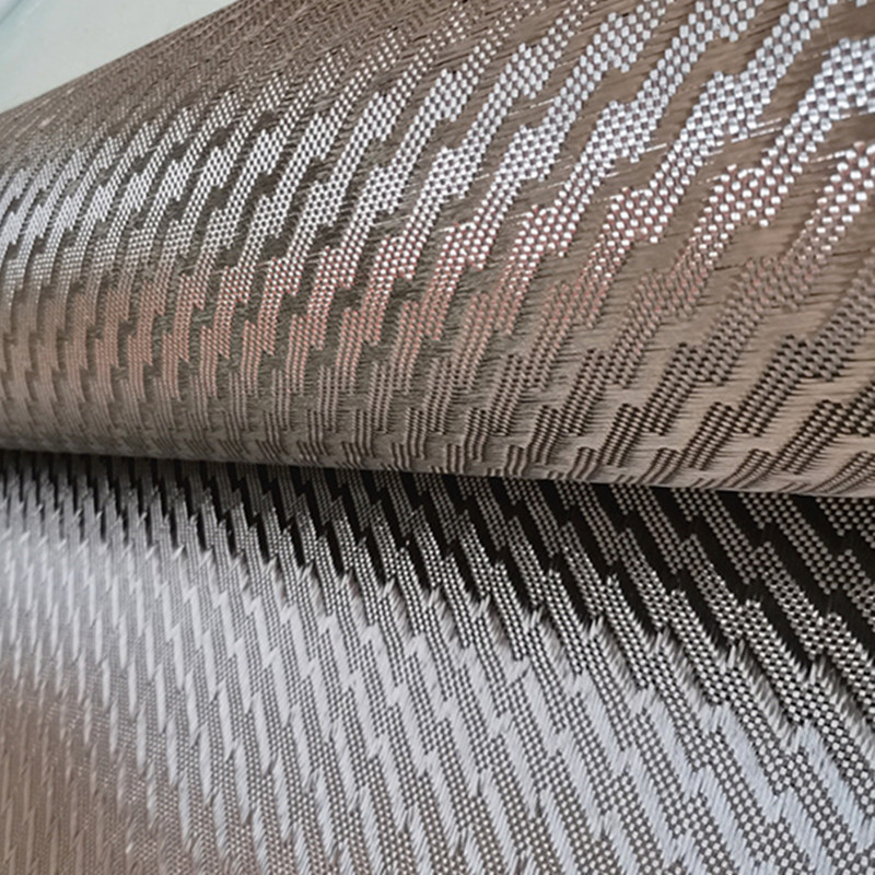 Jeely Jacquard Fabric Lightning Pattern Carbon Fiber Fabric 10m x 1m