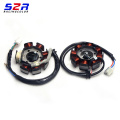 Magnetic Motor Stator For yamaha YBR125 YB125 XTZ125 Stator Magneto 8 Coils Parts