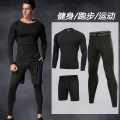 Fitness Sport Suit Outdoor Jogging Tracksuit Compression Sports Clothing Tight Workout Sport Wear Men's Sportswear Running Set