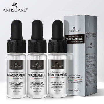 ARTISCARE Nicotinamide Essence 20ml/3pcs Facial Whitening Serum for Face Care Anti Wrinkles and Brightening Tighten Skin Care