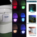 Toilet Light Led Night Light Human Motion Sensor Backlight For Toilet Bowl Bathroom 8 Color WC Nightlight For Kids Child