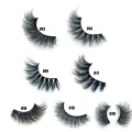 5 Pairs 6D Mink Eyelashes Natural False eyelashes Lashes Soft Fake Eyelashes Extension Makeup Wholesale