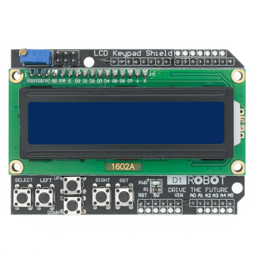 LCD Keypad Shield LCD1602 LCD 1602 Module Display For Arduino ATMEGA328 ATMEGA2560 raspberry pi UNO blue screen