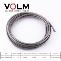 AN3 Motorcycle braided Stainless Steel nylon BRAKE LINE HOSE FLUID HYDRAULIC Precise hose Gas Oil Fuel Line Hose