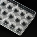 24 Half Ball Clear Diamond Chocolate Mould DIY Baking Acrylic Chocolate Maker Mousse Candy Mold Baking Pastry Tool