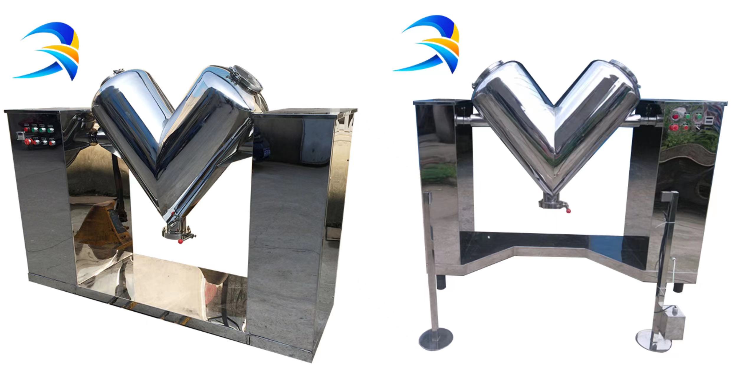 V mixer machine for dry powder