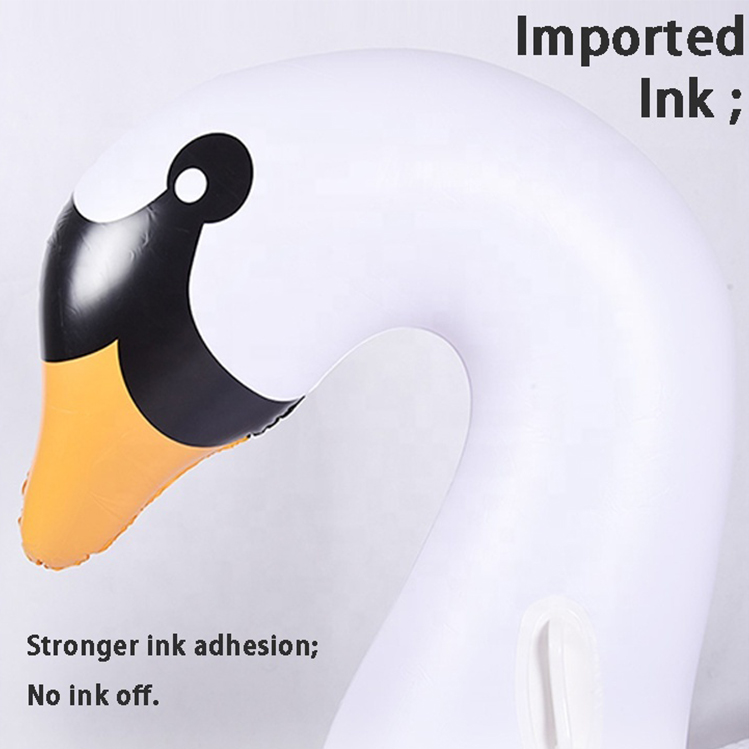 Wholesale Large Giant White Swan Inflatable Pool Float 8