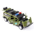 1:32 High simulation Hummer Lengthen Polices Car Model Diecast Toy Vehicles With Sound Light Alloy Toy Car Kid Toys Christmas