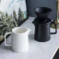 Ceramic Coffee Dripper 1-2 Cups Coffee Drip Filter Pot Permanent Pour Over Coffee Maker with Separate Stand for Filte 500ml