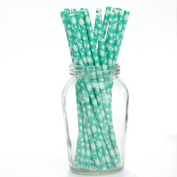 25pcs/lot red green snow Merry Christmas Paper Drinking Straws Drinking Tubes Party Supplies Decoration Baby shower