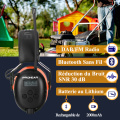 ZOHAN Hearing Protection Radio Earmuffs Electronic Bluetooth DAB /DAB/FM Radio Ear Protector 25dB Noise Reduction Headphone